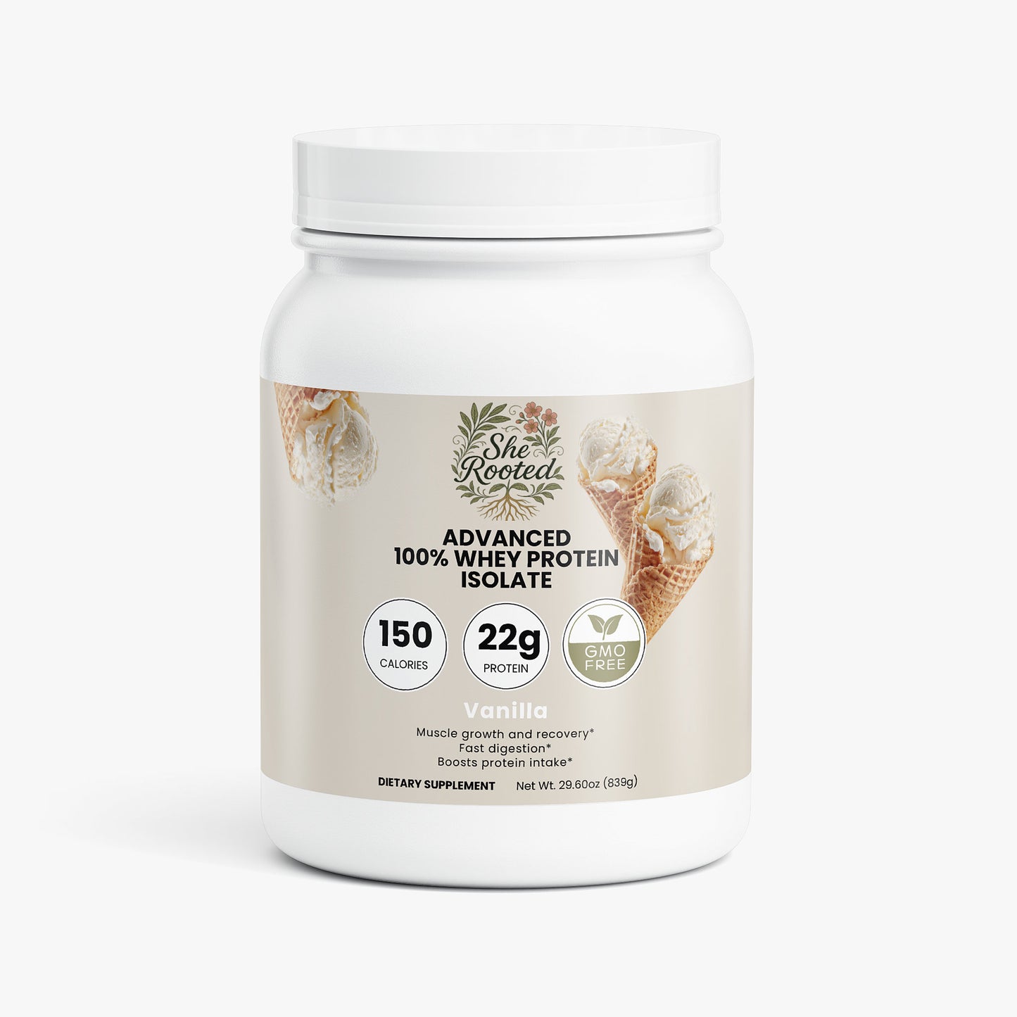Advanced 100% Whey Protein Isolate (Vanilla)