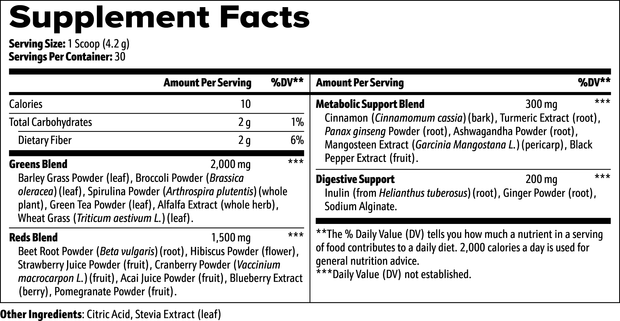 Rooted Greens Powder